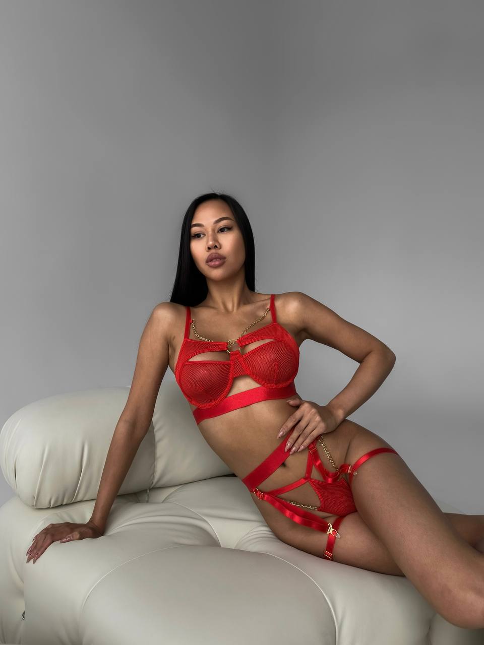 Lingerie Carmesim