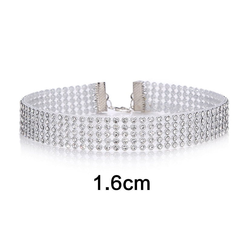 Gargantilha Choker Strass - Markesa