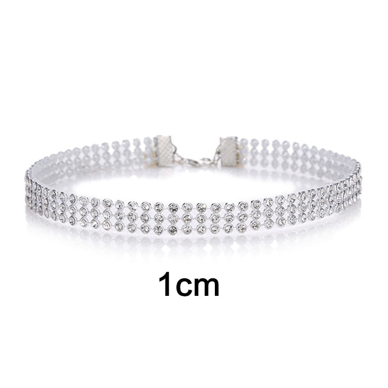 Gargantilha Choker Strass - Markesa