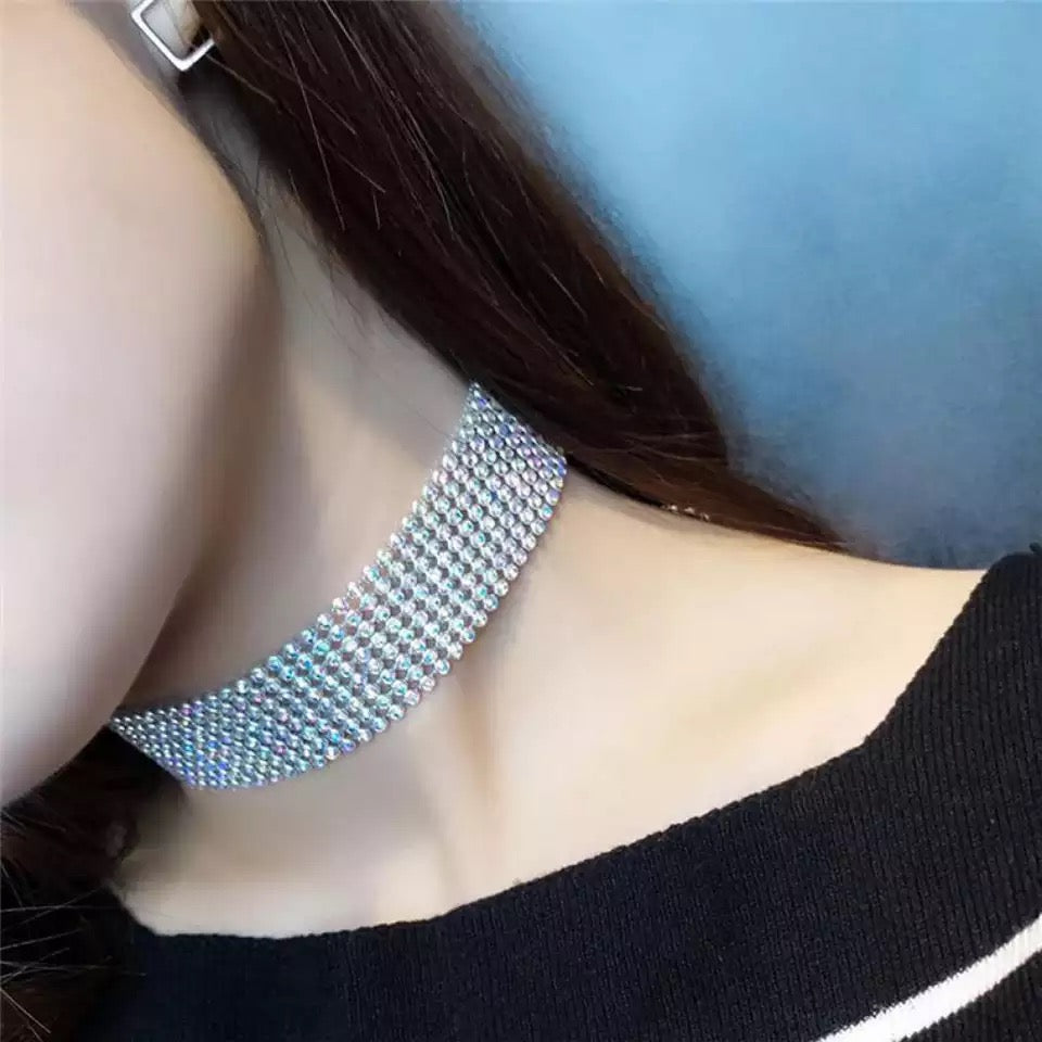 Gargantilha Choker Strass - Markesa
